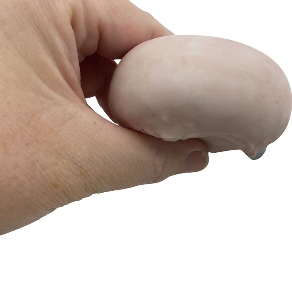 Vintage floral hand painted trinket dish boxes pink blue dresser box jewelry - Picture 10 of 11